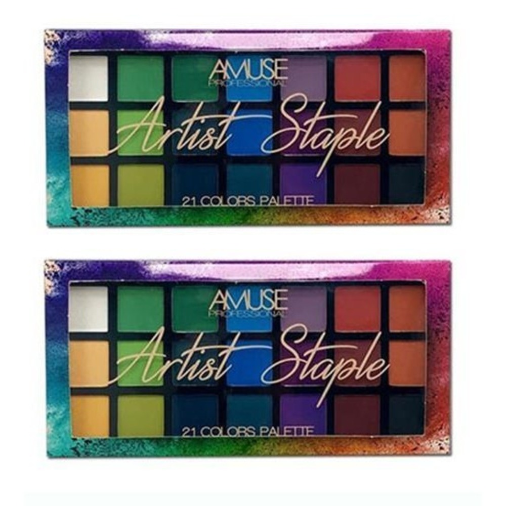 4 Pack Eyeshadow Amuse Professional Artist Staple 21 Colors